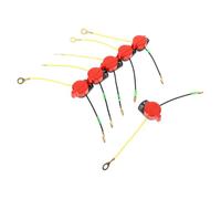 ibasenice Interruptor de Parada del Motor para Motoazada y Bomba de Agua 6 Unidades Cable Compatible Motores 152/168/170F Accesorio Eléctrico Duradero para Generadores y Color Aleatorio