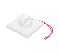 ibasenice Interruptor Temporizador de 15 Minutos para Baño y Sala, Diseño de Superficie, Ahorro de Energía y Apagado Automático, Material Plástico con Cobre Niquelado
