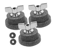 ibasenice Juego Completo de Almohadillas de Fieltro para Platillos de Batería - Almohadillas de Fieltro Tipo Copa de Sombrero para Batería - Suministros para Batería