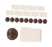 ibasenice Juego de 10 Silenciosos para Erhu, Accesorios de Práctica en Espuma y Madera, Puentes para Erhu para Reducir Ruido, Protección de Instrumento, Herramienta Ergonómica para Música