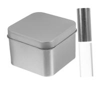 ibasenice Juego de 2 Slides de Guitarra de Acero Inoxidable y Acrílico, Ligero Buen Tono, Accesorios para Guitarra Eléctrica y Acústica, Fácil de Guardar en Bolsa