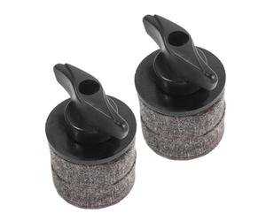 ibasenice Juego de 2 Soportes de Fieltro para Platillos, Tornillo de Apriete Manual, para Transporte y Almacenamiento, Accesorios para Batería