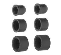 ibasenice Juego De 6 Copas De Goma para Ejes De Patineta Bujes para Longboard Tamaño 12mm 16mm 18mm Accesorios Resistentes Adecuado para Skaters Rampas y Parques De Skate