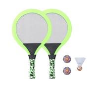 ibasenice Juego de Raquetas de Tenis Balones Eva, Diseño Duradero y Ligero, Adecuado para Actividades Deportivas al Aire Libre y Desarrollo Físico Infantil