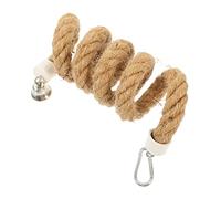 ibasenice Juguete para Loros con Cuerda De Algodón para Trepar Espiral De Columpio para Aves Pequeñas Accesorio para Jaulas y Perchero Decorativo