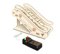 ibasenice Juguetes De Escaleras Mecánicas Modelo De Juguete Modelo De Pequeño Kits De Construcción Modelo De Juguete Rompecabezas Mecánico del Beige Motor