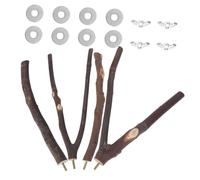 ibasenice Juguetes Masticables para Forma De Rama De para Masticar Juguetes De Ramas para Pájaros como Mascotas