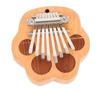 ibasenice Kalimba De Madera Miniatura De Tonos Para Principiantes Piano De Pulgar Compacto Para Adultos Sonido Etéreo y Diseño Fácil De Transportar