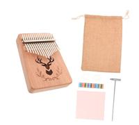 ibasenice Kalimba Portátil Teclas Piano de Pulgar Madera Sonido y Nítido para Principiantes y Profesionales Fácil de Usar Ligera y