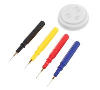 ibasenice Kit de Aceite para Reloj Bolígrafo de Punta Fina, Plato Antiderrames y Herramientas de Reparación de Precisión para Relojes de Pulsera Pared, Accesorio Profesional para Relojeros