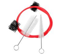 ibasenice Kit De Limpieza Para Instrumentos De Viento, Cepillo Flexible Para Boquilla De Saxofón y Trompeta, Varilla De Acero Inoxidable Para Limpieza Interior, Suministros Para Cuidado Musical