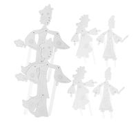 ibasenice Kit De Marionetas De Sombras DIY 6 Piezas para Niños, Juguete Educativo Tradicional Chino, Hecho a Mano, Materiales De Colores, Adecuado para Decoración y Manualidades Creativas