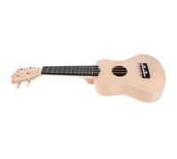 ibasenice Kit de Ukelele para Principiantes de Madera Materiales para Bricolaje, Autoconstrucción Ligera y Pintura, Adecuado para Manualidades y Aprendizaje Musical