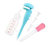ibasenice Kitten Puppy Nursing Bottle with Nipples Multipurpose Pet Feeding and Medication Bottle For Small Animals Including Rabbits Guinea Pigs Ferrets and Squirrels Dinosaur