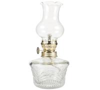 ibasenice Lámpara de Queroseno Rústica de Vidrio Hogar, Fácil de Usar y Limpiar, Adecuado para Sala de Estar y Dormitorio Diseño Retro y Elegante