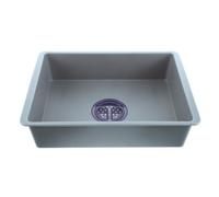 ibasenice Lavaplatos sobre fregadero con tapón de drenaje - Recipiente multifuncional de plástico para lavar frutas y verduras en el fregadero, tamaño compacto de 14 x 10 pulgadas que ahorra