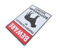 ibasenice Letrero Vintage de Advertencia de Perro para y Patio Decoración Clásica para Señal de Seguridad para Mascotas Diseño Artesanal y Funcional