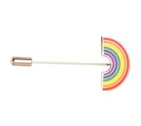 ibasenice Lgbt Rainbow Bridge Colorida Broche Metálico con Larga para Ropa Accesorios de Orgullo Gay y Lesbiana Pin Elegante para Chaquetas y Mochilas