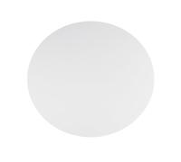 ibasenice Lienzo de Pintura en Canvas de 40 Cm Redondo Blanco para Óleo y Acrílico, Adecuado para Manualidades y Arte en Paredes