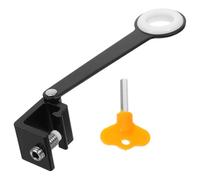 ibasenice Limitador de Ventana con Fácil Montaje Negro de Aleación de Aluminio y Apertura Ajustable y Prevención de Aperturas Accidentales para Seguridad Infantil Hogar