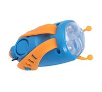 ibasenice Luz Delantera y Bocina para Bicicleta Infantil, Luz LED Recargable USB, Color Azul, Diseño Pequeño Tipo Abeja, Accesorio Ciclismo para Niños, Uso Nocturno y Seguridad en Paseo