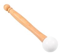ibasenice Mallet De Goma Mango De Madera Para Cuencos De Accesorio De y Para Prácticas De Sanación y Espiritual