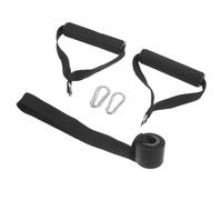ibasenice Mango Ergonómico Antideslizante para Bandas Elásticas de Fitness Accesorios de Gimnasio para Musculación Casa y Entrenamiento de Resistencia Portátil con Manijas Puerta y