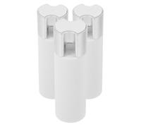 ibasenice Manijas para Cordón de Persianas Enrollables 3 Piezas en Plástico Blanco Diseño Versátil y Fácil Limpieza para Cortinas y Persianas