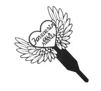 ibasenice Marcador De Letrero Conmemorativo Jardín Placa para Tumba De Cementerio