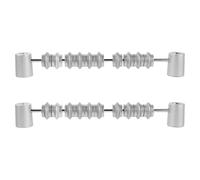 ibasenice Marcador de Puntuación Portátil para Futbolín, Accesorios de Mesa de Juego 2 Tiras de Cuentas Electroplateadas, Contador Multijuego Compatible Billar y Tenis de Mesa, Diseño