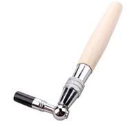 ibasenice Martillo Inoxidable para Afinar Piano Llave De Afinación Mango De Madera para Principiantes