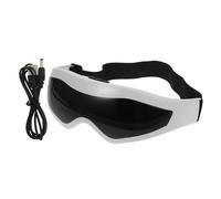 ibasenice Masajeador De Ojos Práctico Usb Pequeño, Dispositivo Electrónico Multifrecuencia Para Cuidado Ocular Ergonómico Negro, Portátil Para Aliviar Fatiga y Uso Casero Diario