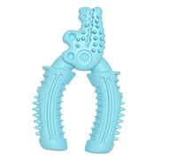 ibasenice Masticar Perro de Juguete Juguetes estimulantes para Perros Cepillo de Suave criar Masticando Juguetes para Cachorros Cachorro morder Juguete Sky-Blue