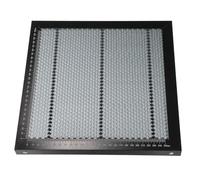 ibasenice Mesa de Trabajo de Panal de 30x30 Cm para Máquina de Grabado Estructura de Hierro Diseño en, Adecuado para Proyectos Artísticos Detallados