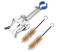 ibasenice Metálico Para Partituras Con Abrazadera Metálica De Cepillos Pequeños Para Limpiar Para Música De Marcha y Práctica De Instrumentos