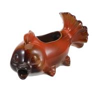 ibasenice Método Antiguo De Cría De Peces Y Dispositivo De Flujo De Agua Figura De Animal De Fuente De Agua con Rociador Estatua De Jardín