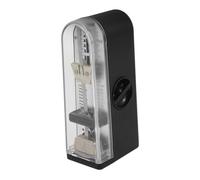 ibasenice Metrónomo Mecánico Para Guitarra Violín y Piano Minimetrónomo Multifuncional Afinador Práctico Para Exámenes Prácticas De Flauta