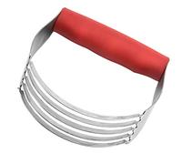 ibasenice Mezcladora de Masa y Batidora de Crema de Acero Inoxidable Mango Ergonómico, Cortadora Manual para Uso en Cocina Casera