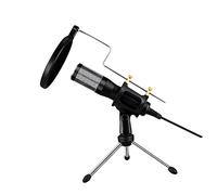 ibasenice Micrófono USB Plug and Play para Pc Micrófono De Larga Distancia Compatible Windows Plegable Escritorio Conferencia Chat De Voz