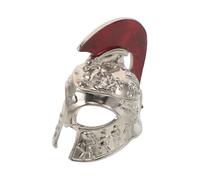 ibasenice Mini Adorno de Casco de Caballero Antiguo, Casco Medieval Vintage