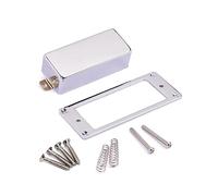 ibasenice Mini Camioneta De Cuadro Marco De Pastilla Para Humbucker De Guitarra Cubierta De Pastillas Humbucker Placa Base Anillo De Montaje De Guitarra Eléctrica Para Reemplazo De Hardware