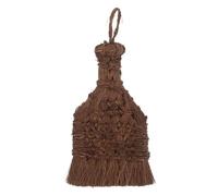 ibasenice Mini Cepillo batidor de Fibra de Palma, pequeño Cepillo de Limpieza de Mano, batidor Colgante para Molinillo de harina Manual, Limpieza de Mesa para la Ceremonia del té