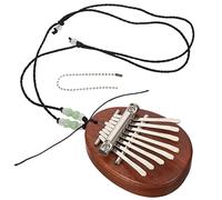 ibasenice Mini Kalimba De Madera Teclas Con Cuerda Instrumento Musical Portátil Para Principiantes y Niño Niña Piano Pulgar Compacto y Ligero De Tono Puro y Fácil Manejo