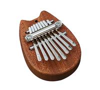 ibasenice Mini Piano De Pulgar De Madera Teclas Kalimba De Madera Para Suministro De Instrumentos Musicales Para Principiantes Piano De Dedo