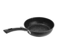 ibasenice Mini Sartén Antiadherente para Calentar Aceite Mango Ergonómico y Aislamiento Térmico, Sartén Doméstica de Piedra Médica Resistente y Apta para Cocina Profesional