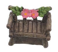 ibasenice Mini Silla pequeña decoración Sentado Miniaturas Adorno de jardín Mini Muebles de casa de muñecas sillas en Miniatura para Manualidades Mini Accesorio Resina sintética