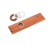 ibasenice Mirlitón De Madera niño mirlitón instrumentos musicales para niños madera de mirlitón Metal kazoo instrumento musical De madera Kazoos Metálicos