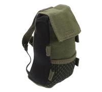 ibasenice Mochila De Muñeca Militar para Muñecas 1/6 Tamaño Mini 12 Cm Mochila Escolar Color Verde Caqui Accesorio para Juegos De Simulación y Colecciones