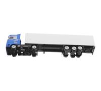 ibasenice Modelo De Camión De Transporte De Aleación Camión Contenedor De Metal De Juguete Modelo Mini Juguete De Vehículo De Ingeniería En Miniatura Blue