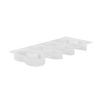 ibasenice Molde de Silicona Blanco para Marcapáginas DIY Diseño de Agujero y Función de Lectura Mano, Adecuado para Amantes del Bricolaje y Libros